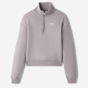 Roots Cloud Half-Zip – Gull Grey, Women’s US M – NWT